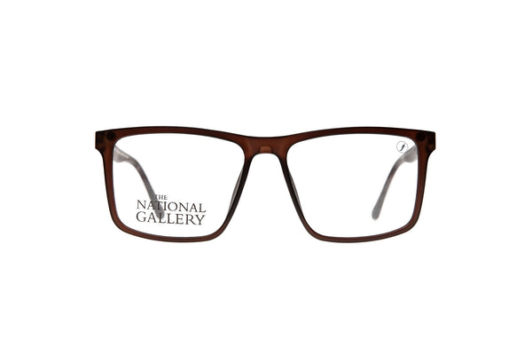 SQUARE POLYCARBONATE BROWN