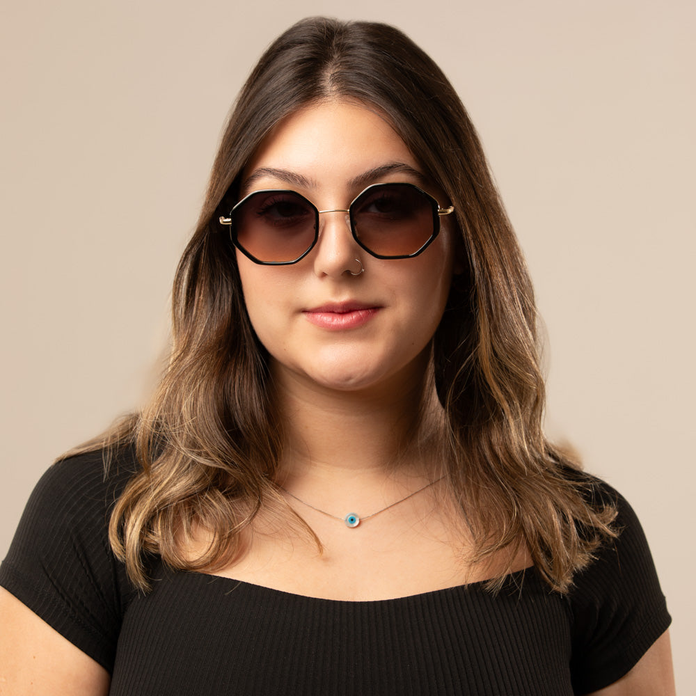 SUNGLASSES FEMALE ROUND OCCL4681.1102