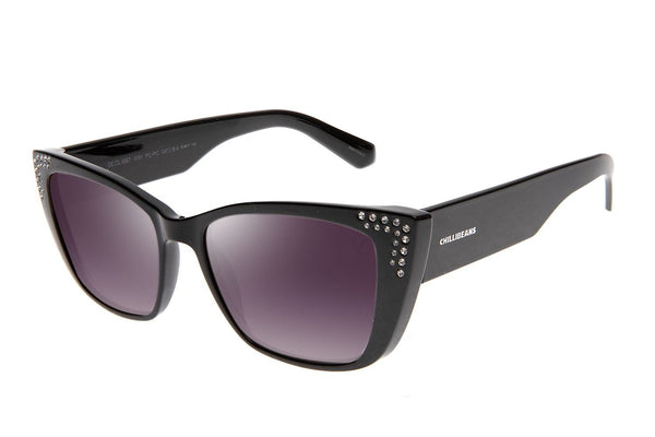 SUNGLASSES FEMALE CRYSTALS ROUND CLASSIC OCCL4557